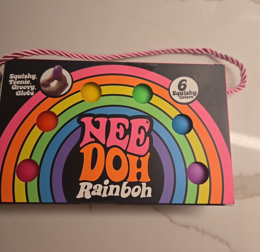 Nee Doh Rainboh Kids Stress Toy Set - Rainbow Colors